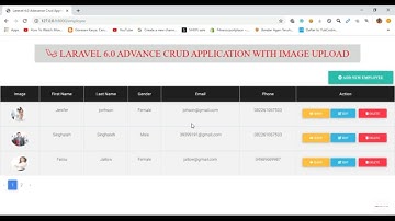Laravel 6 Tutorial : C.R.U.D Operation with Image upload & Pagination from Scratch #1 Source code