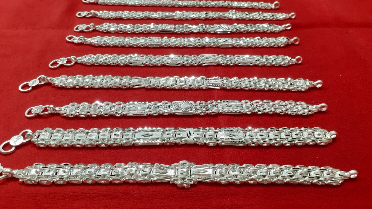 None Sterling Silver Italian Chain  Bracelets 20 To 100 Gms Range