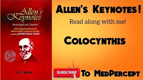 Colocynthis: Allen