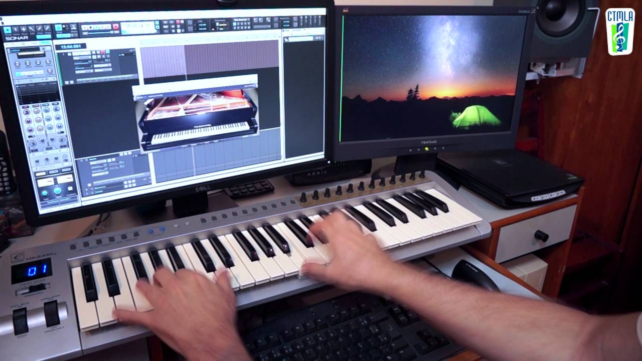 Como gravar piano virtual. Tutorial por Luciano Alves. 
