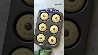 Pancake shaker chocolate glazed doughnuts