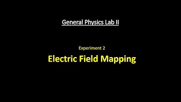 Lab 2: Electric field mapping
