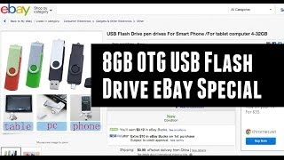 OTG USB 8GB Flash Drive Cheap eBay Special