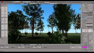 Realtime Archviz with Blender Game Engine WIP -Trees