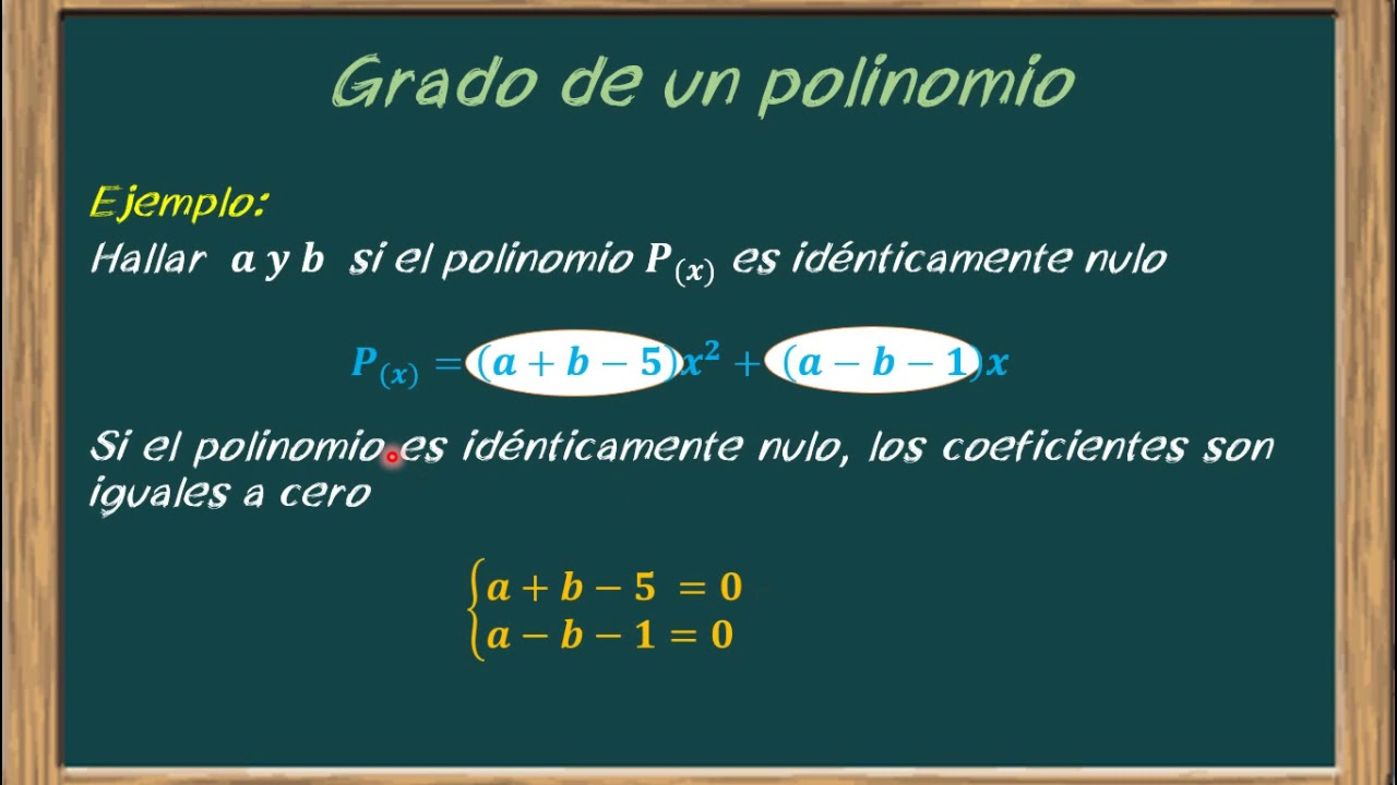 GRADO DE UNA EXPRESIÓN ALGEBRAICA YouTube