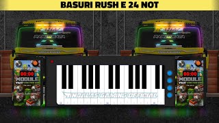 Telolet Basuri Rush E 24 Not Modul TNT Versi Pianika || Basuri Pianika