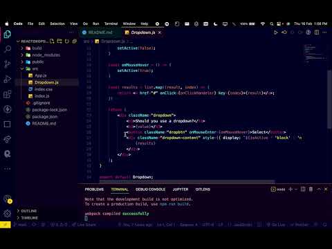 React Dropdown Project