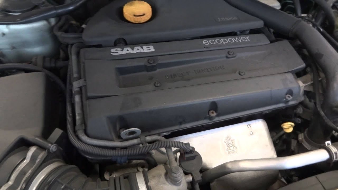 2001 Saab 9-3 2.0L engine with 71K miles - YouTube