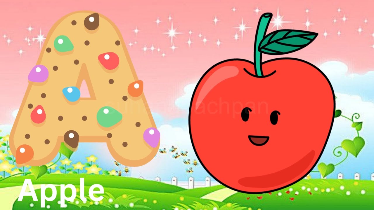 A is for Apple A A Apple / Popular Kids Learning ABC Phonics Song A to