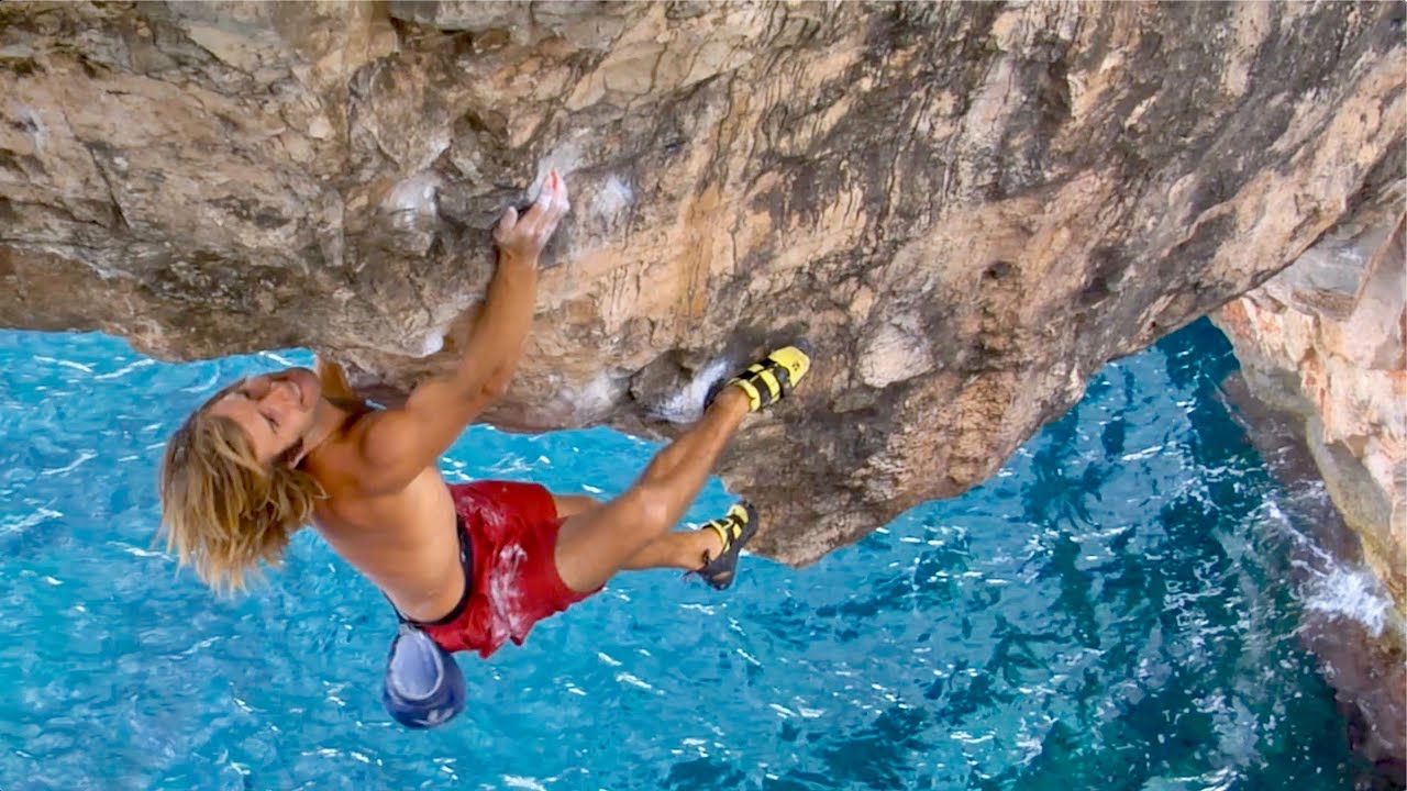 ⁣Chris Sharma's Most Spectacular Climb! First Ascent of Es Pontás, Mallorca