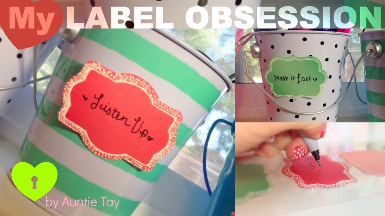 DIY Simple Labels - 2 minute Tutorial - YouTube