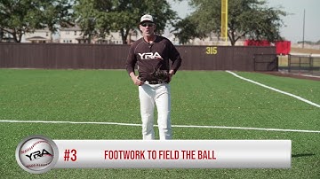 Baseball: 1st Base Fielding- Double play from behind the bag, routine ground ball & field squared up