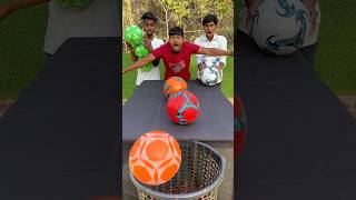 Amazing football roll family challenge #shorts #game