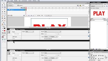 How to make a PLAY button in Macromedia Flash 8.