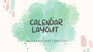 April 2024 - Calendar Layout using Rosie's Studio Free Calendar Template