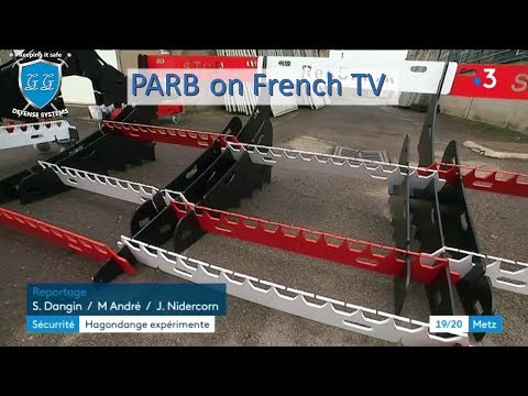 PARB barriere vehicule anti-belier sur France 3