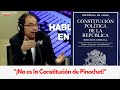 Sergio Micco: &quot;¡No es la Constitución de Pinochet!&quot;