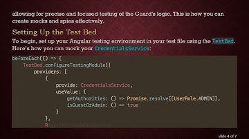 Mastering Angular 10 Guards Unit Testing with Mocks and Spies