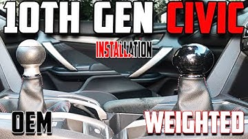 10TH GEN HONDA CIVIC | INSTALL SHIFT KNOB