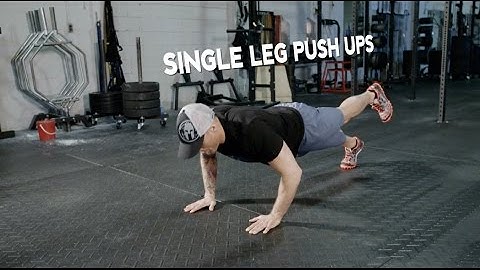 Workout of the Day | Single Leg Push Ups | Spartan Race