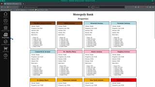 Monopoly Electronic Bank System
