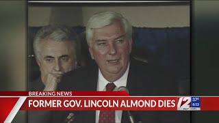 Former RI Gov. Lincoln Almond dies at 86