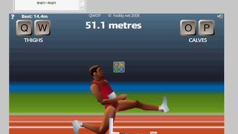 QWOP (100m on one knee)