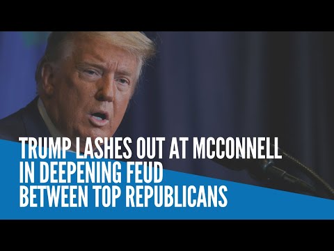 Trump lashes out at McConnell in deepening feud between top Republicans