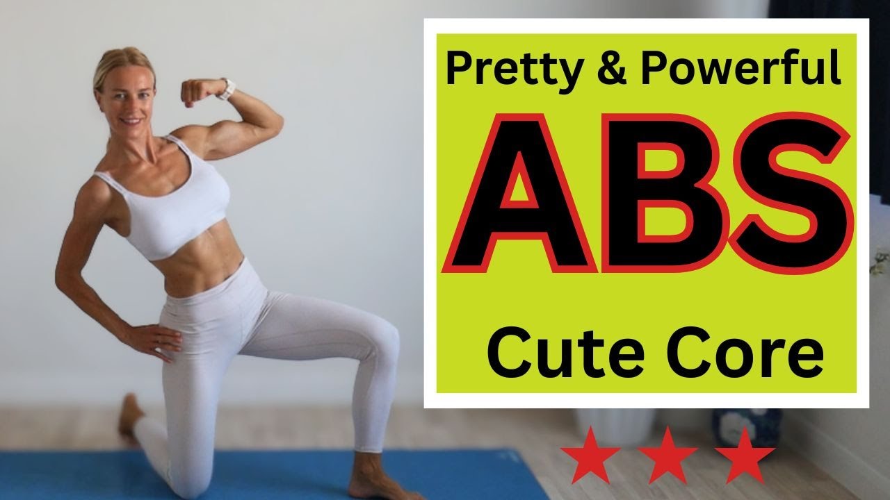 Pretty Abs 10 Minute Abs Workout, PRETTY POWERFUL ABS, CUTE CORE ABS Routine, Get ...