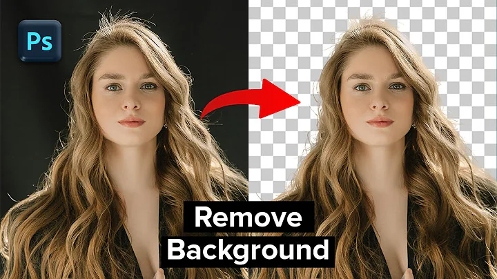 How to Remove Black Background in Photoshop | Remove Background 2025