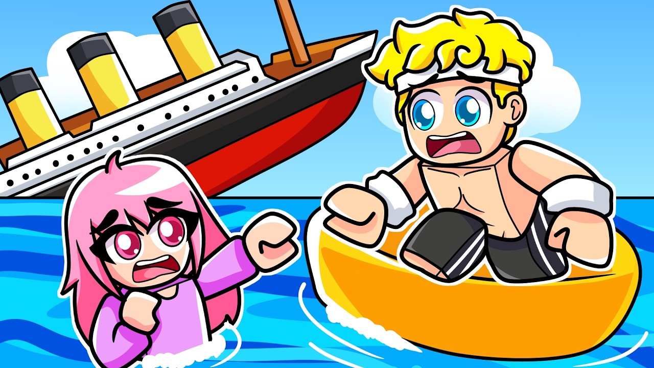 SOBREVIVIENDO A BARCOS HUNDIDOS COMPLETO (SINKING SHIP ROBLOX)