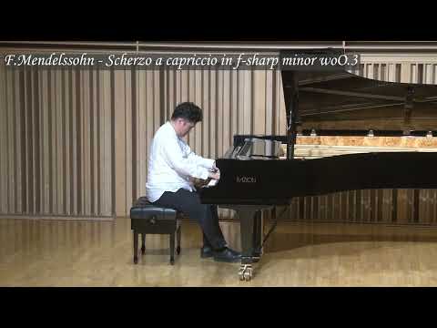 F.Mendelssohn - Scherzo a capriccio in f-sharp minor WoO.3 | 2022 아트위캔 피아노콘서트 | 피아니스트 김상헌