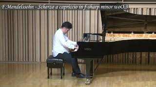 F.Mendelssohn - Scherzo a capriccio in f-sharp minor WoO.3 | 2022 아트위캔 피아노콘서트 | 피아니스트 김상헌