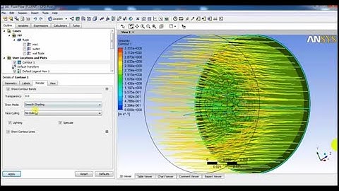 Ansys Fluent Tutorial | Basic flow simulation through perforated plate  2016