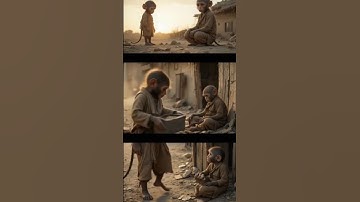 monkey with elderly grandmother help #cooking #AI #video #trending