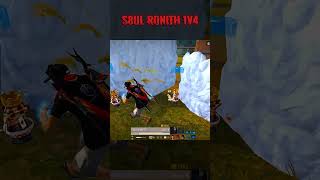 S8UL RONITH 1 VS 4 😱 | turnament highlights #freefire #freefiremax #s8ul #s8ulelite