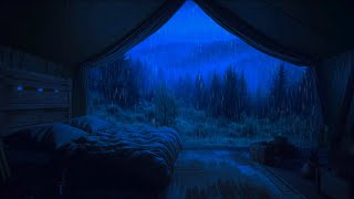 Good Bye Insomnia - Spend the Night under your Tent and Sleep with Heavy Rain and Thunder Sounds