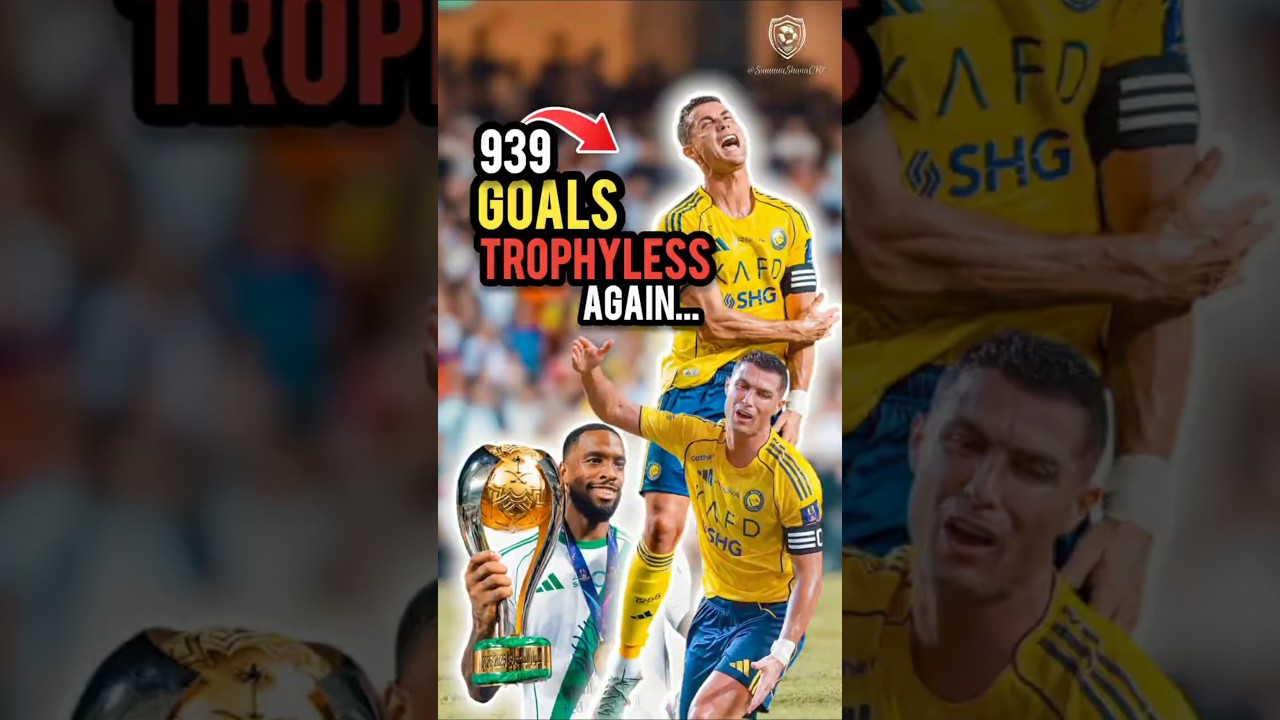 Cristiano Ronaldo GOAL 939 but ends TROPHYLESS again 💔 | Al-Nassr vs. Al-Ahli (Saudi Super Cup)
