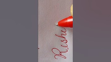 Beautiful name in cursive writing.#shorts #short #cursive #calligraphy #viral #youtubeshorts