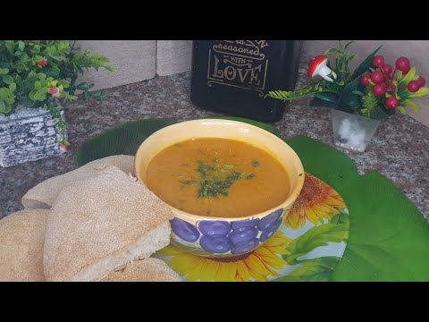 شربة عدس حمرة بنينة و اسخونة في هاد البرد بنة ولا اروع اكسبلور وصفات اقتصادية