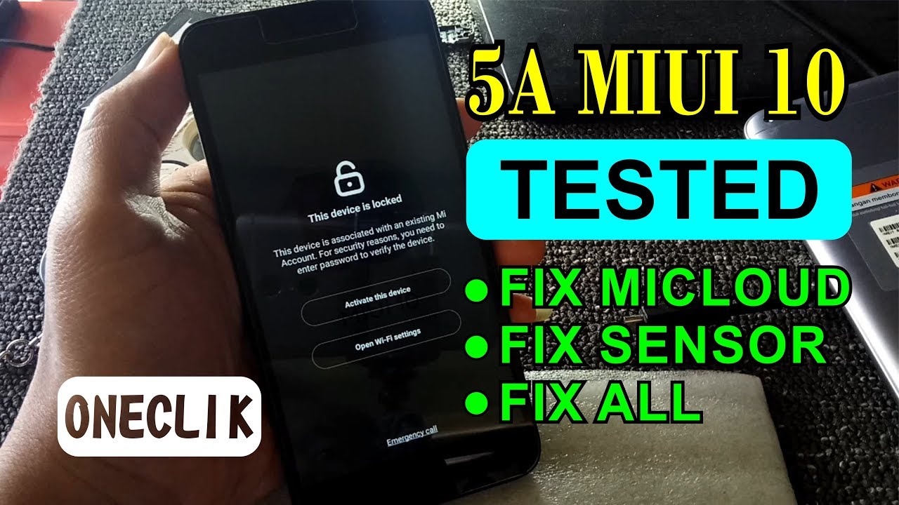 Unlock Remove Mi Account Micloud Redmi 5a Riva Miui 10 Youtube