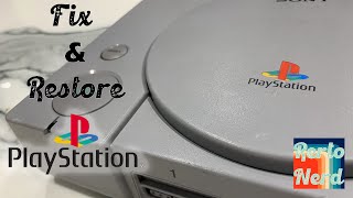 PlayStation One Fix & Restoration - Part 1 - Disassembly - Main Board Cleaning - Open Button Stuck