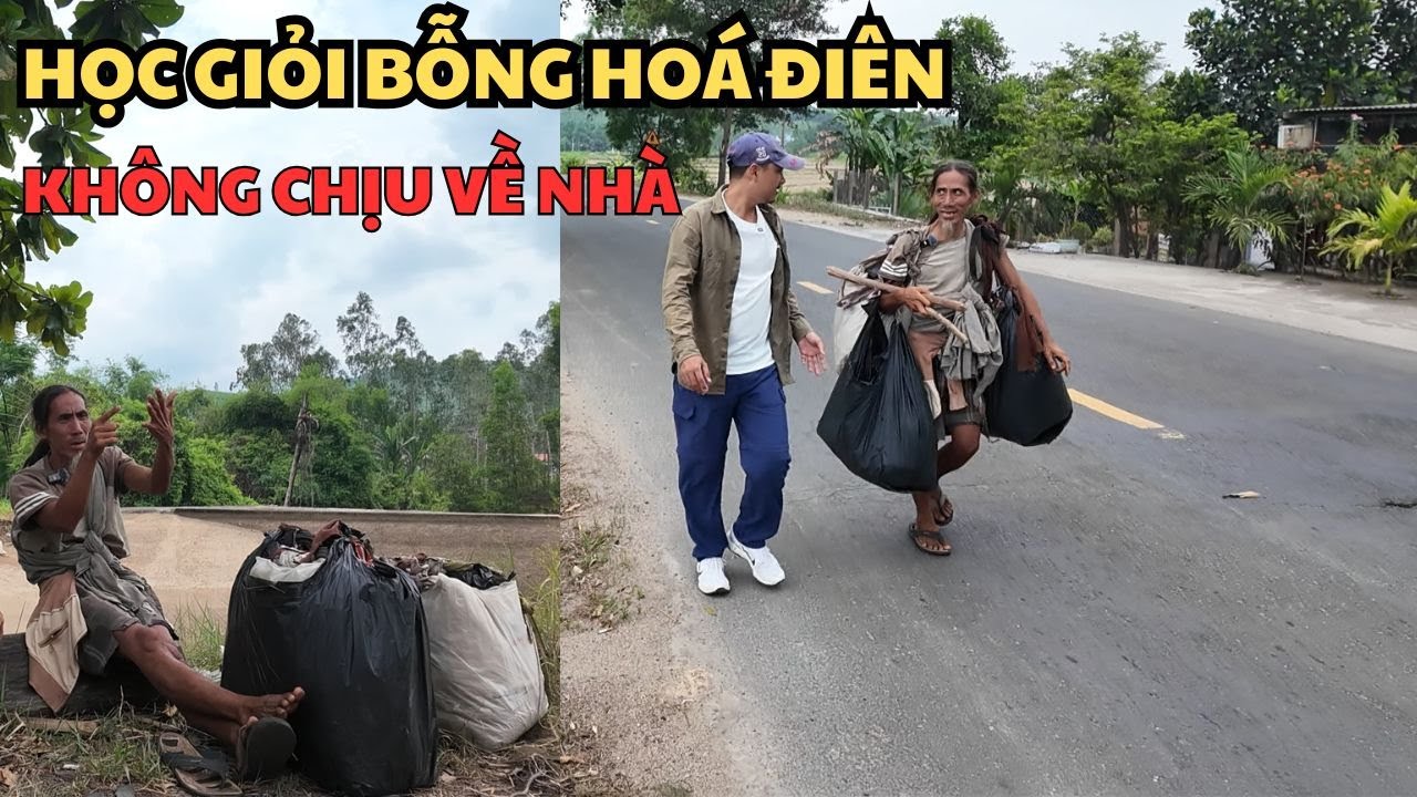Người Đàn Ông Vô Gia Cư Từng Học Rất Giỏi Bỗng Hoá Điên Đi Lang Thang Khắp Nơi