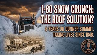 Donner Summet; High Snow Hight  Stakes and the I-80 Overpass Roof Plane to fix the Problem