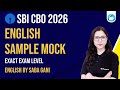 SBI CBO English Sample Mock 2026 | Practice Questions &amp; Exam Level | SBI CBO English Preparation
