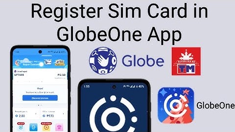 how to register sim card using globe one app | sim card registration using app on globe & TM
