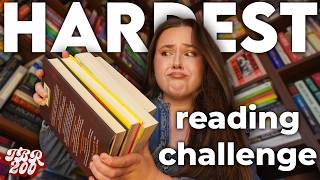 can I beat the HARDEST reading challenge on Booktube π₯ π₯TBR200 ep18