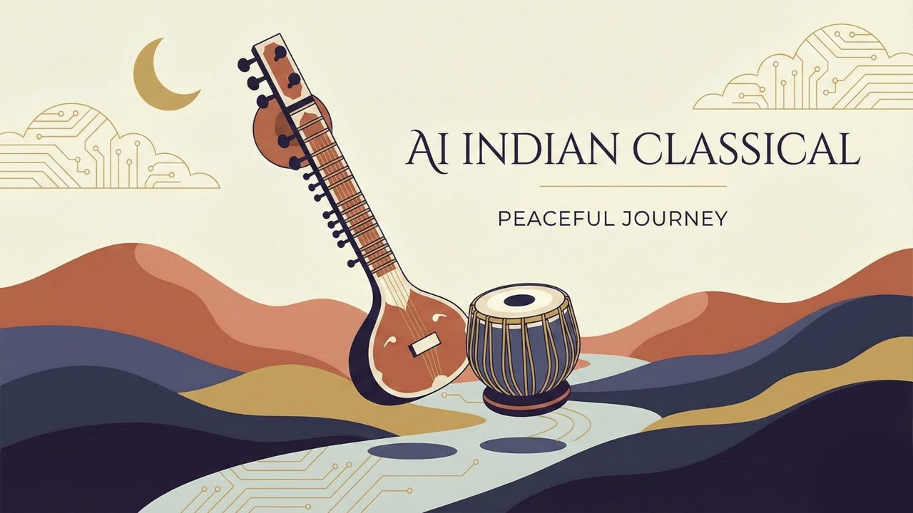Indian classical | Instrumental | Sitar | Tabla | AI Generated