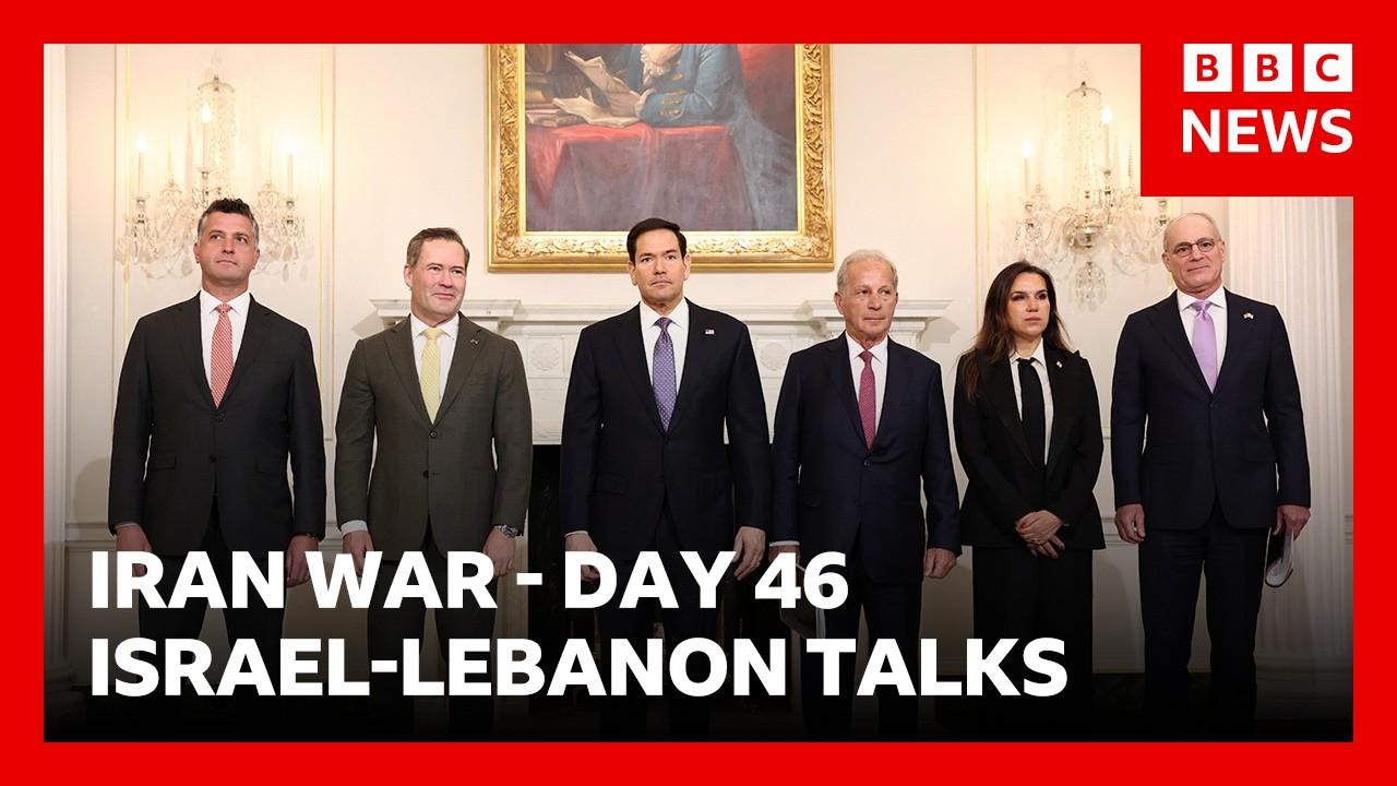 Israel and Lebanon hold first direct talks since 1993 | BBC News