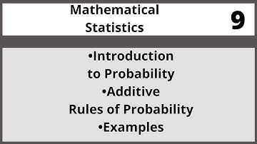 What is Probability Mathematical Statistics Sta365 Lecture 09